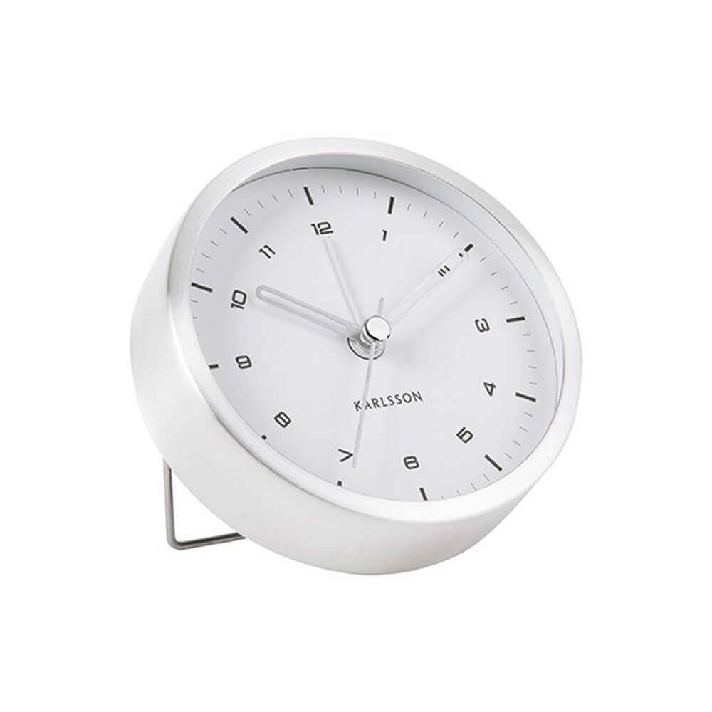 Present Time Alarm Clock Tinge with White Dial